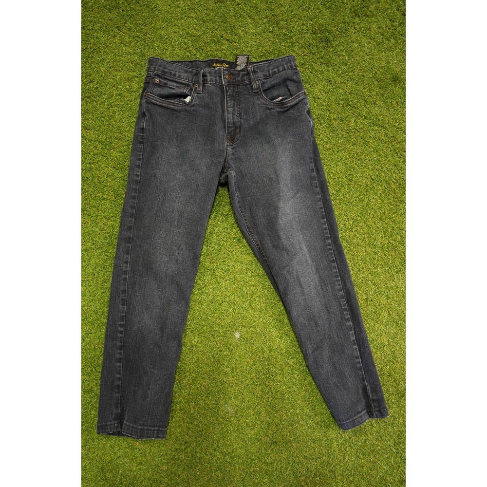 Urban‎ Star Jeans Mens 32x30 Black Denim Cotton Stretch Hipster Pockets Straight